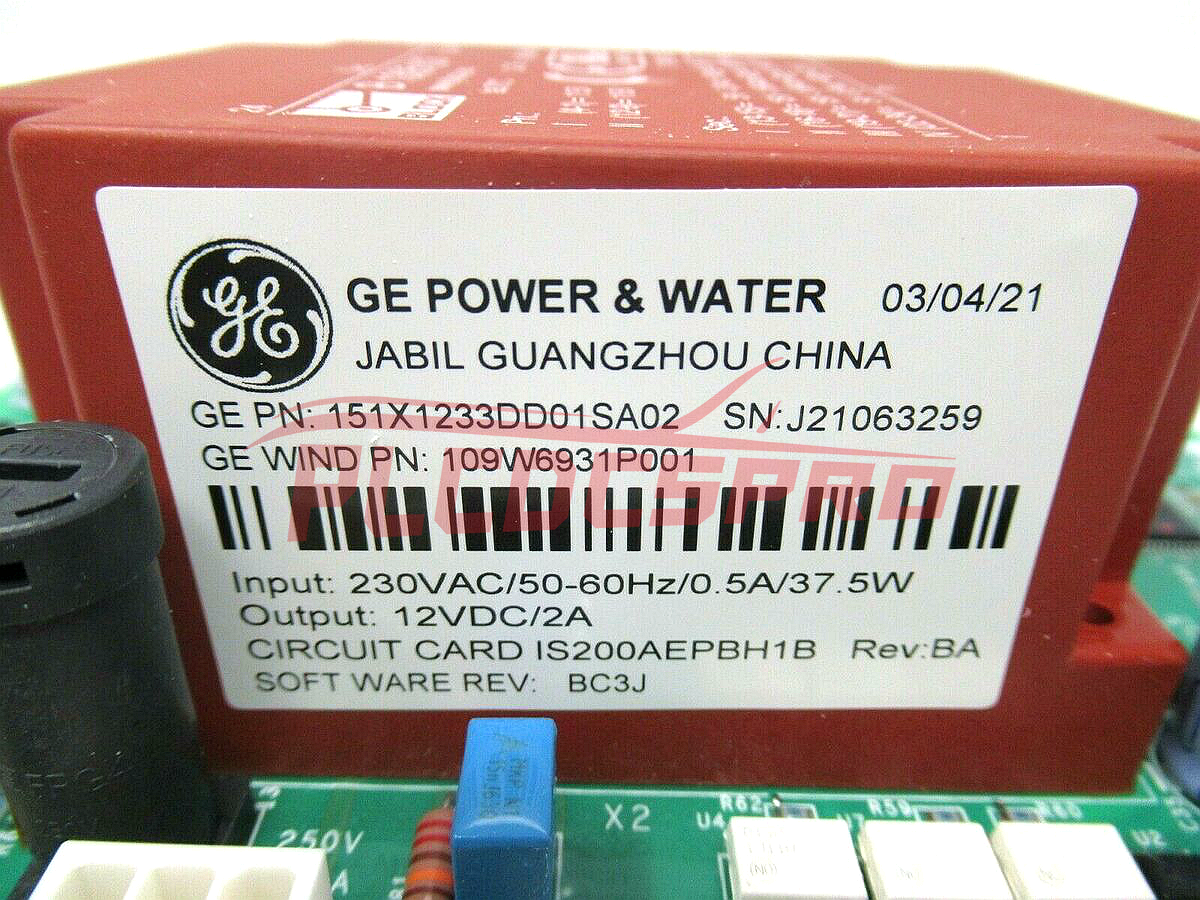 151X1233DD01SA02 | GE Pitch Battery Charger, Sub Assembly