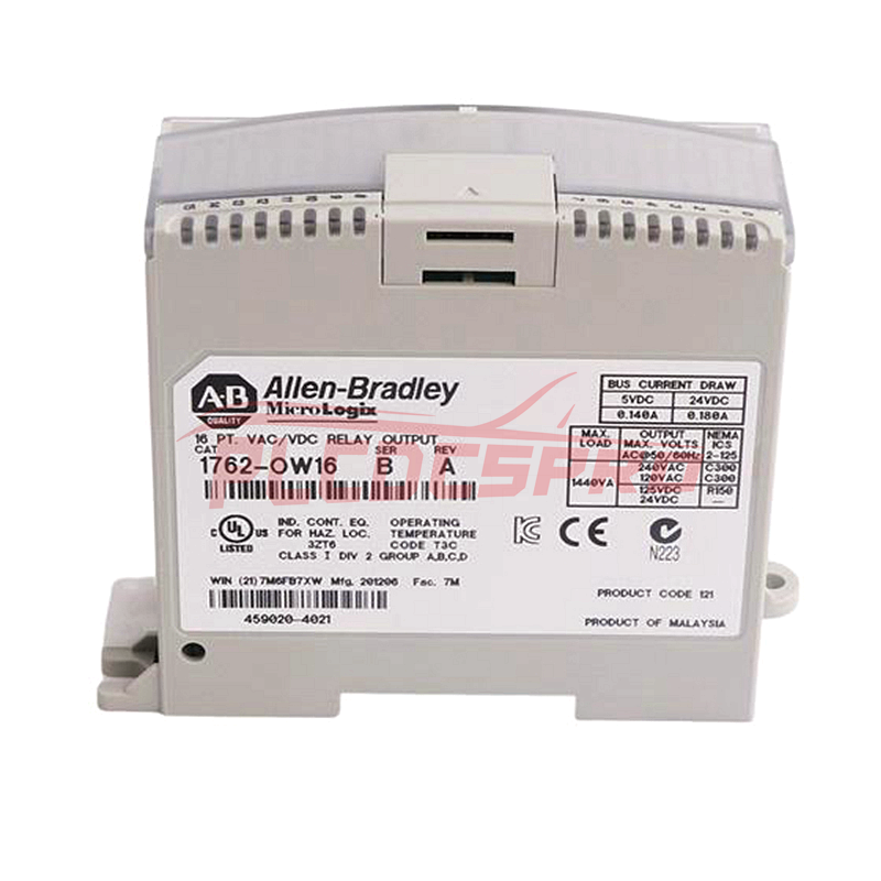 1762-OW16 | Allen Bradley MicroLogix | Relay Output Module