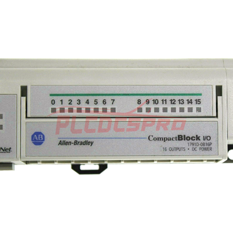 Allen Bradley 1791D-OB16P Compactblock I/O DeviceNet Output Base 24VDC