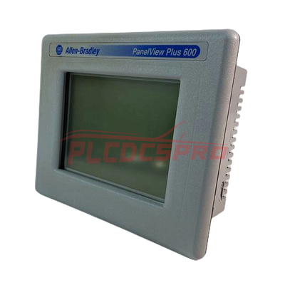 Allen-Bradley 2711P-T6M5D PanelView Plus 600 Terminal Skala Abu-abu, Sentuh/RS232