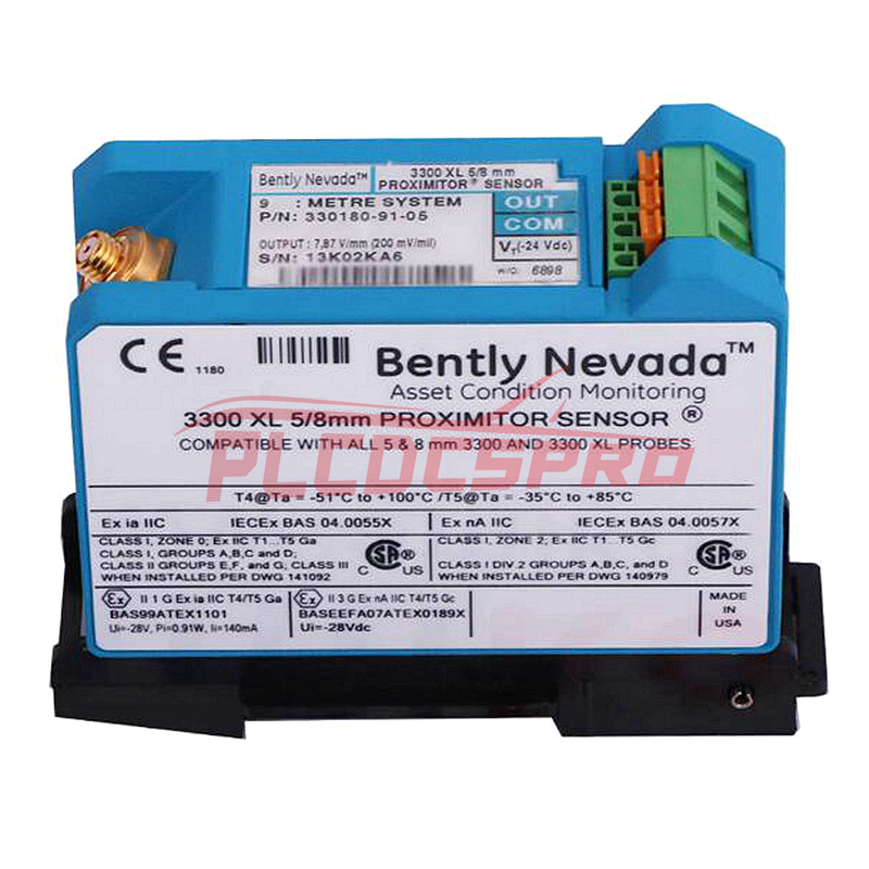 GE / Bently Nevada 3300 XL Proximitor senzor 330180-91-05