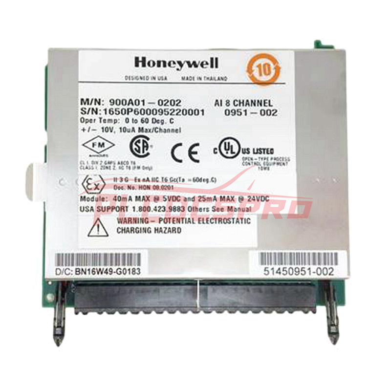 900A01-0102 | Honeywell Analog Input Module 8 Point HC900 24 Vdc