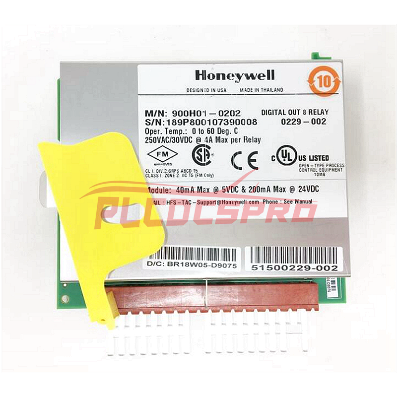 900H01-0202 | Цифровой выход Honeywell, реле, HC900, 8 каналов