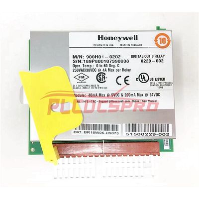 900H01-0202 | Honeywell Rəqəmsal Çıxış, Rölələr, HC900 8 Kanal