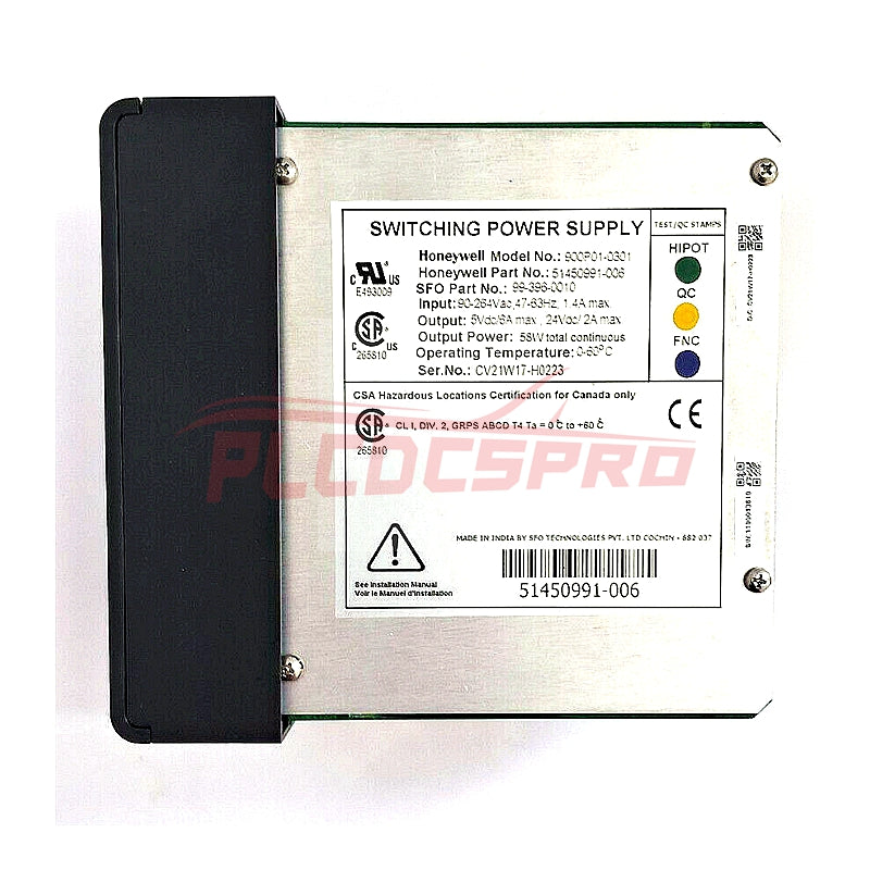 900P01-0301 | Honeywell 120/240 V AC, Catu Daya 60W