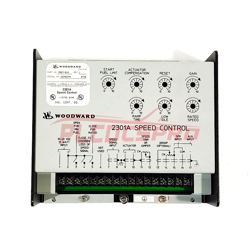 Woodward 9907-014 2301A модул за контрол на скоростта