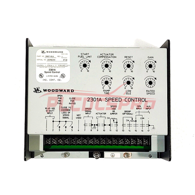 Módulo controlador de velocidade Woodward 9907-014 2301A