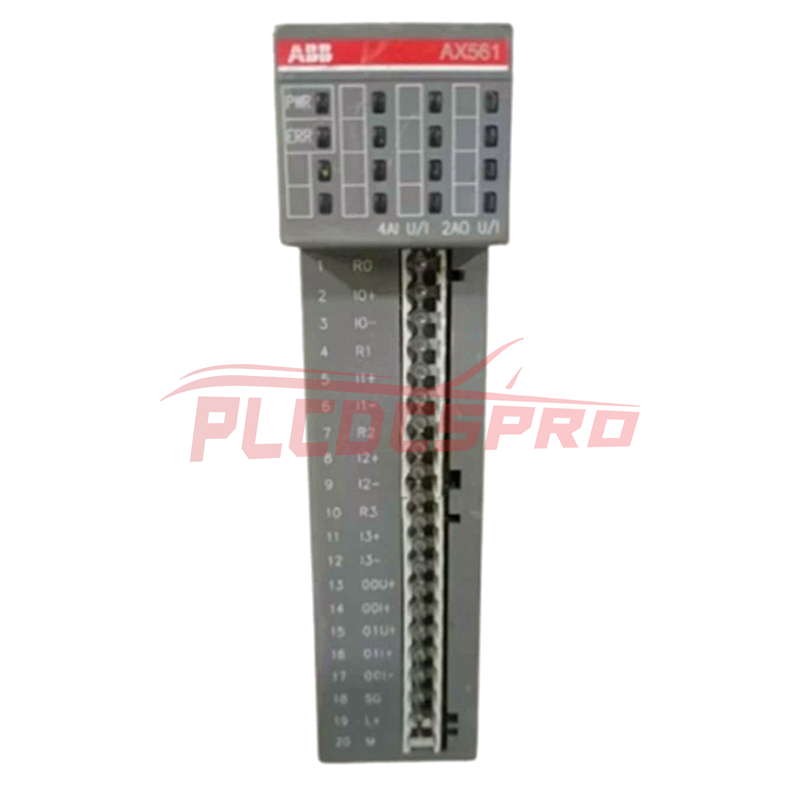 ABB 1TNE968902R1301 AX561 Analoges E/A-Modul. 4 AI: U, I. 2 AO: U, I