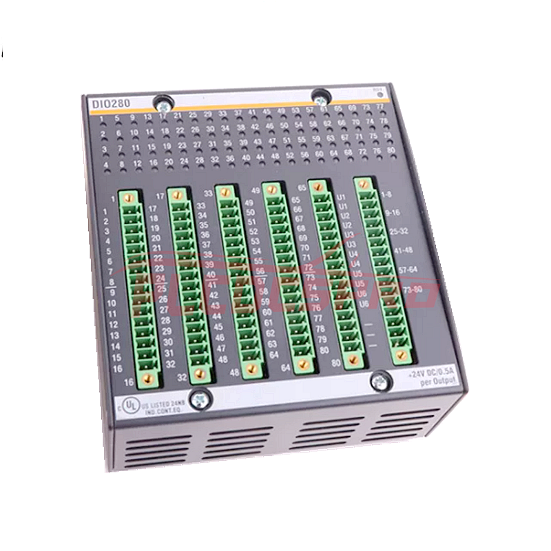 DI0280 | Bachmann DIO280 ievades/izvades modulis, 24VDC, 0,5A, 80 porti