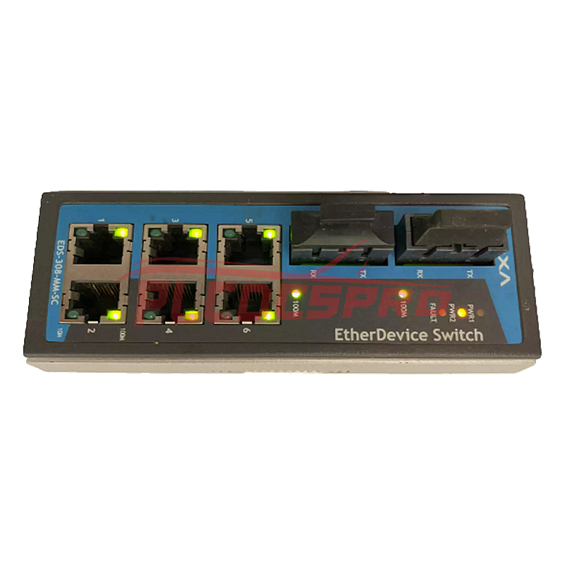 MOXA EDS-308-MM-SC Unmanaged Ethernet Switch In Stock