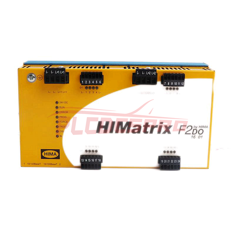 HIMA HIMatrix F2 DO 16 01 وحدة الإدخال/الإخراج عن بعد المتعلقة بالسلامة