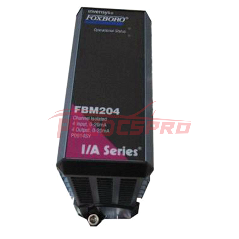 FBM204 | Módulo de E/S Invensys Foxboro de 0 a 20 mA