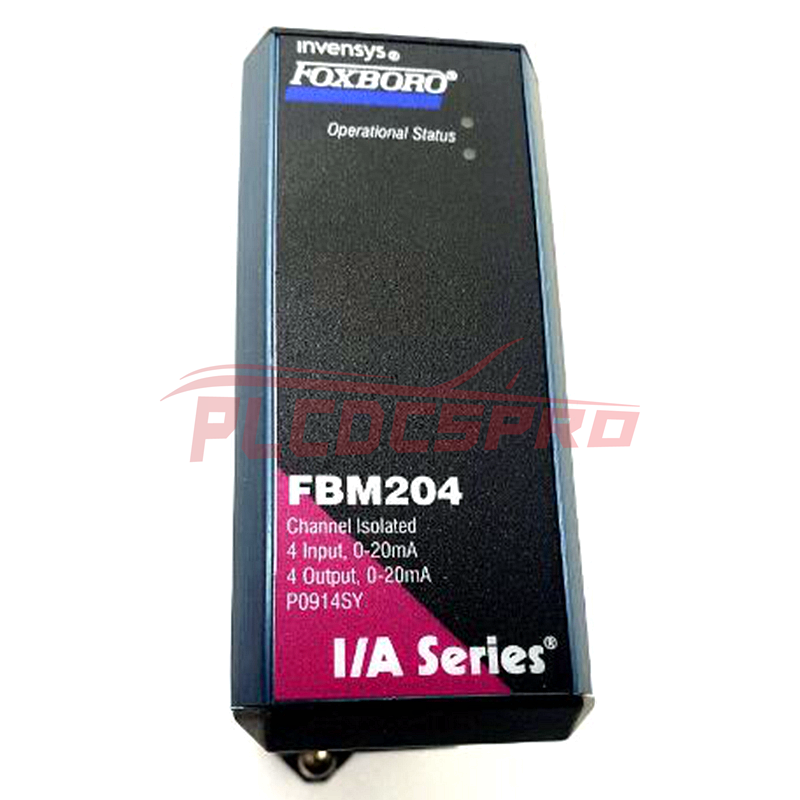 FBM204 | Módulo de E/S Invensys Foxboro de 0 a 20 mA