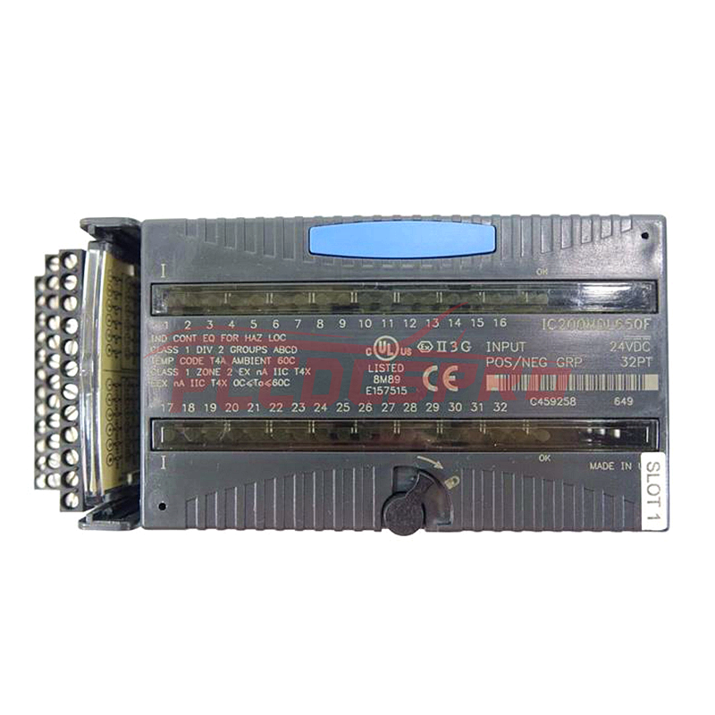 IC200MDL650F | GE Versamax | Input Module 24Vdc 32-Point