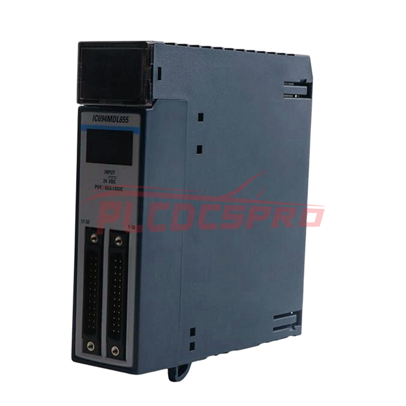 GE Fanuc Input Module, 24 VDC Pos/Neg Logic, 32 Point: IC694MDL655