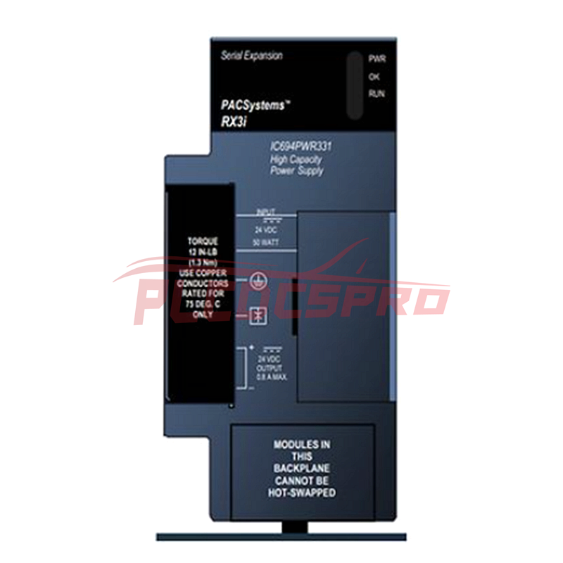 IC694PWR331 | GE Fanuc | Power Supply Module 24VDC HI-CAP 30W