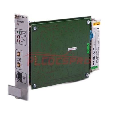 EPRO MMS 6220 kétcsatornás tengelyexcentricitás-figyelő
