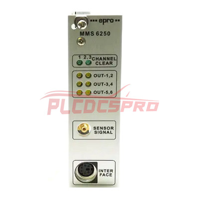 EPRO MMS6250/MMS 6250 vārpstas stāvokļa monitors